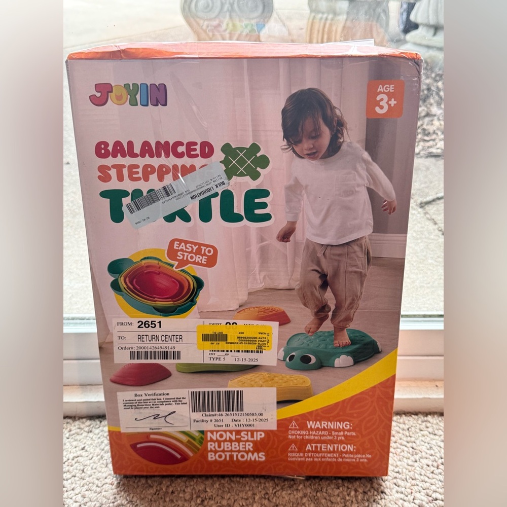 NWT 5 Piece Turtle Balance Stepping Stones, Indoor/Outdoor, 3+ years, - Picture 5 of 6